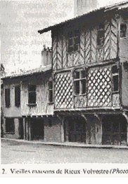 Vieilles maisons de RIEUX-VOLVESTRE - Commanderie de CAIGNAC